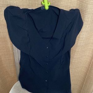 Medium black dress shirt